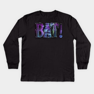 Bat! Kids Long Sleeve T-Shirt